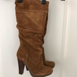 Michael Kors slouchy suede boots
